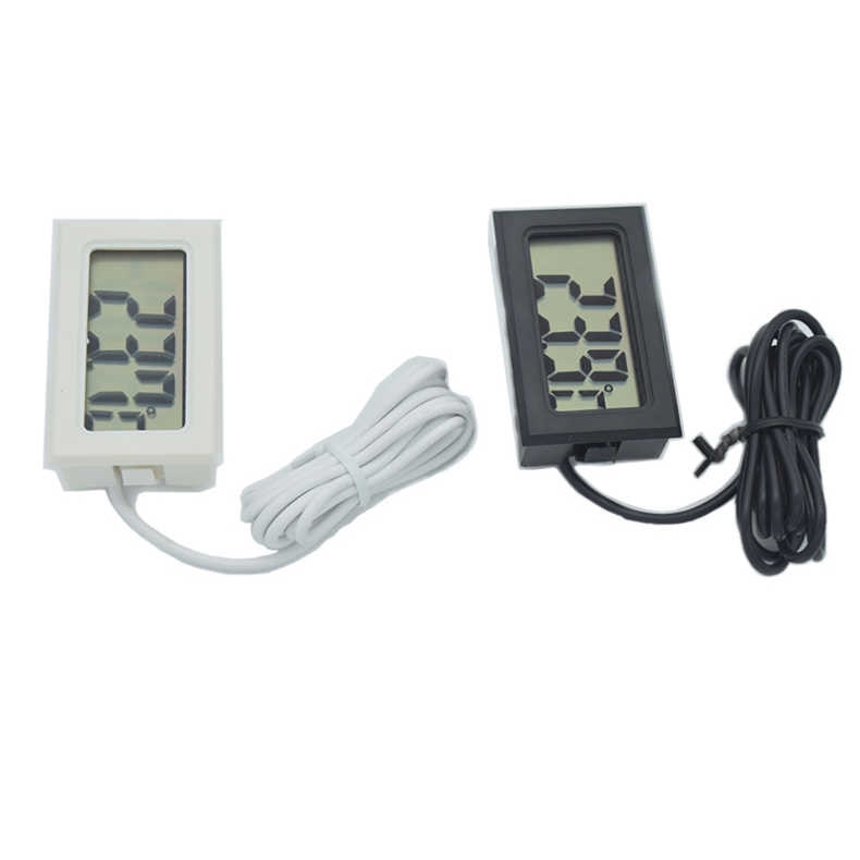 Mini praktisk digital lcd hygrotermograf med sensor hygrometer termometer biavl bistade langstroth dadant bikube