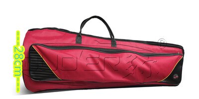 Trombone tas tenor trombone case gig case dikke muziekinstrumenten rugzak Verstelbare Schouderbanden Pocket 10mm gewatteerde: red bag for tenor tr