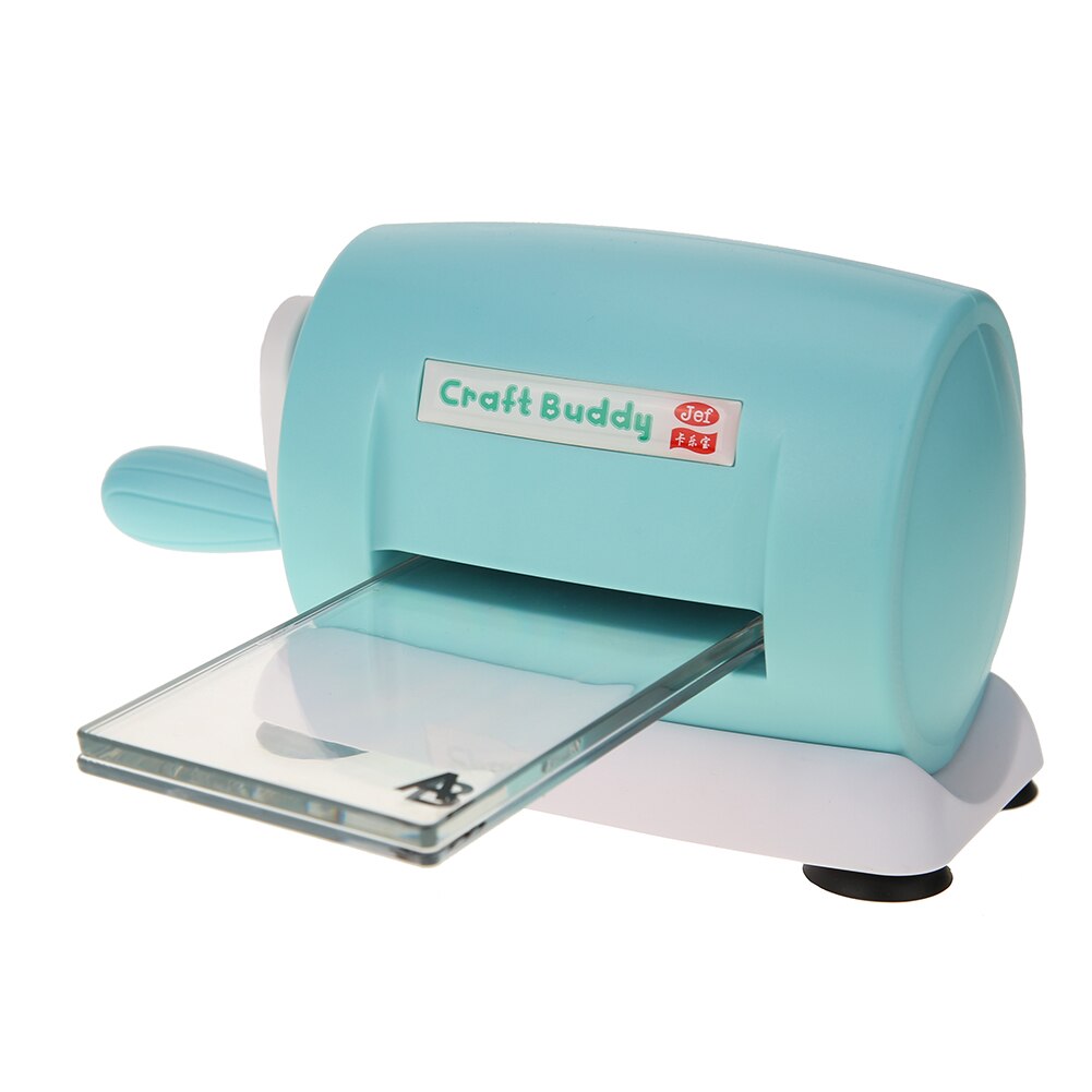 Udstansning prægning maskine scrapbooking cutter stykke udstanset papir cutter udstanset maskine hjem diy prægning dør værktøj: Blå 155 x 110 x 80mm