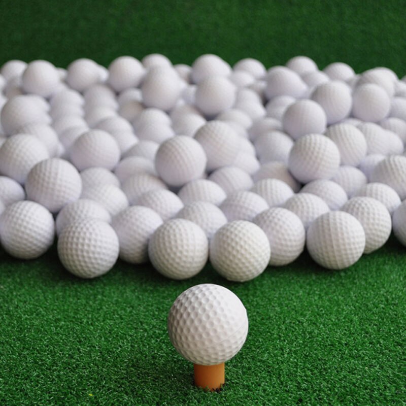 1 pièces mousse pratique balles de Golf blanc balles d'entraînement de Golf intérieur mettre arrière-cour balançoire en plein air vert cible jeu N5X2
