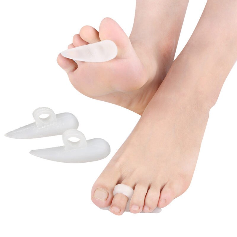 1 Pair Feet soft Gel Silicone Foot Fingers Toe Separator Foot Care