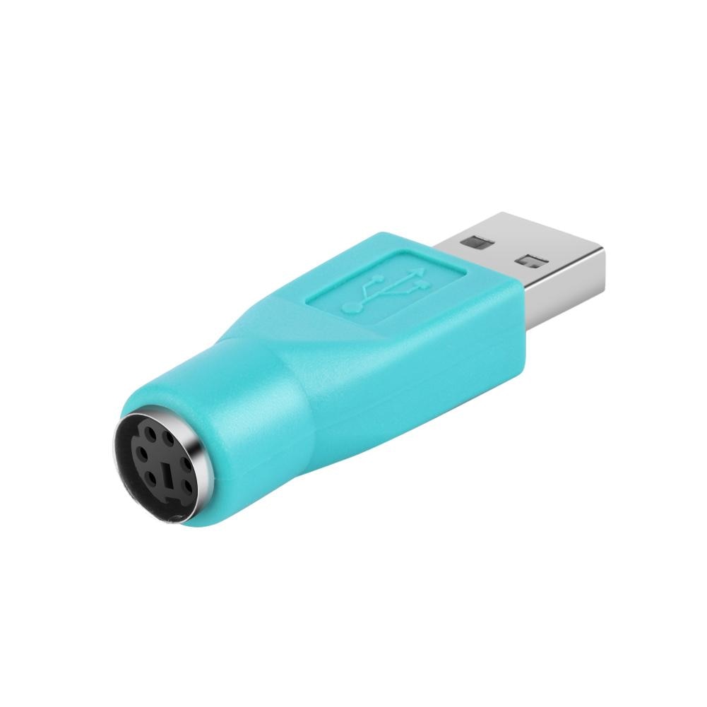 PS/2 Adaptateur 1/2pcs USB 2.0 Mâle à Femelle Adaptateur Convertisseur pour PS2 PS/2 Ordinateur Portable PC Clavier Souris Connecteur USB vers