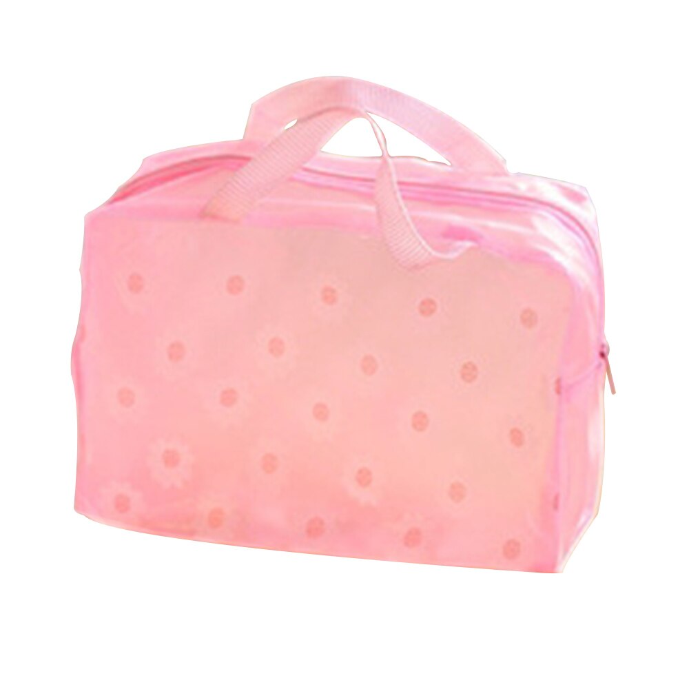 Vrouwen zwemmen zak PVC multifunctionele waterdichte tas handtas duiken drift reizen cosmetica toiletartikelen opbergtas: Red