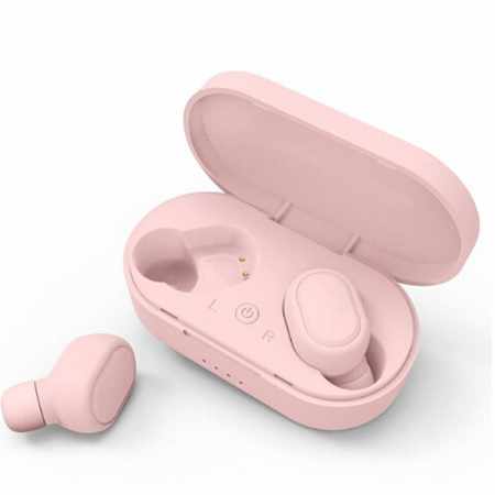 M1 sans fil Bluetooth casques VS Redmi Airdots sans fil écouteurs TWS écouteur suppression de bruit micro pour Xiaomi honneur huawei oppo: M1 pink