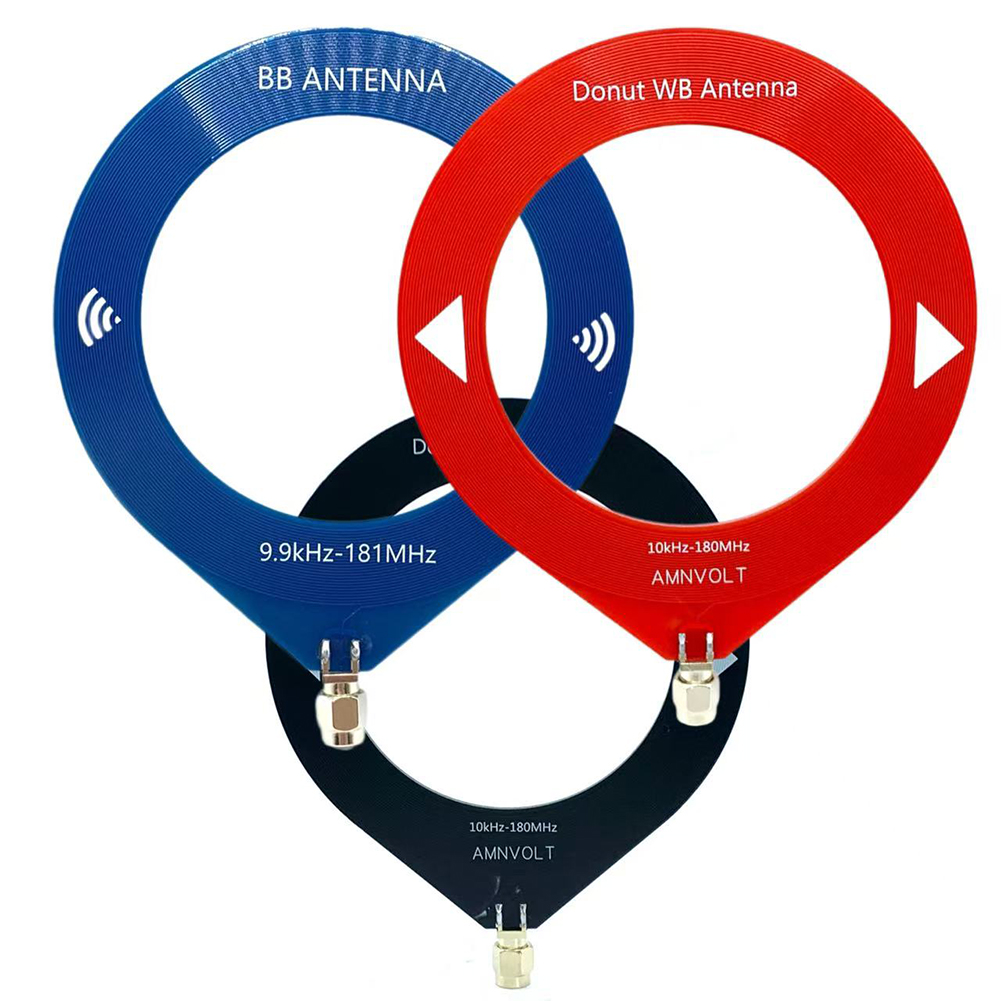 Antena Donut WB de 10khz-180mhz con convertidor de baja impedancia, Mini antena de anillo, antena MW/SW, antena de onda media de onda corta