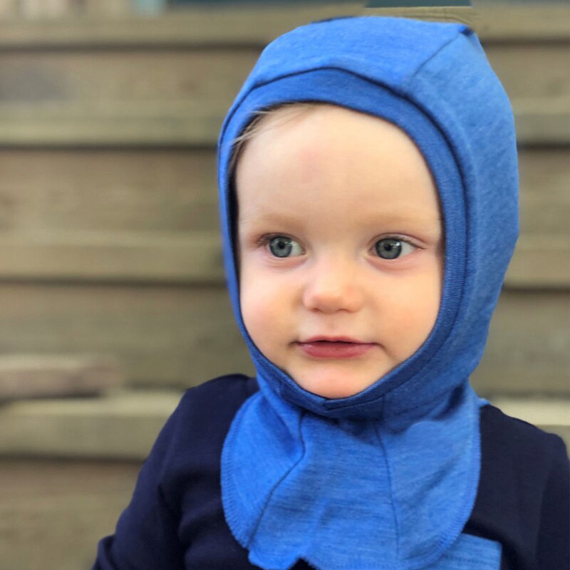 Masque facial en laine mérinos pour enfants, cagoule thermique 100% laine mérinos, masque de Ski, masques de neige, casques pour enfants, chapeau pull pour bébé