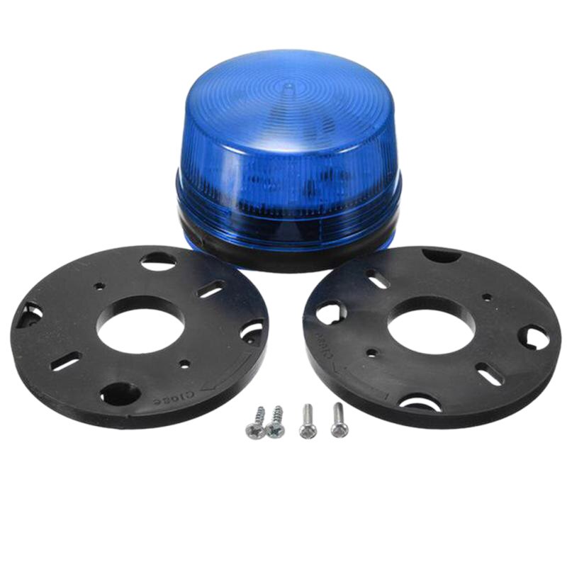 Vanntett 12v 120ma trygg trygghetsalarm strobe signal sikkerhetsadvarsel rødt blinkende led lys for alarm