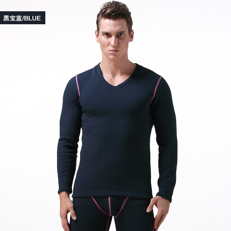 Elastic Winter Thermo Underwear Thermal Inner Wear Long Johns For Man Thermal Underwear Sets For Men Seamless: Clear / L
