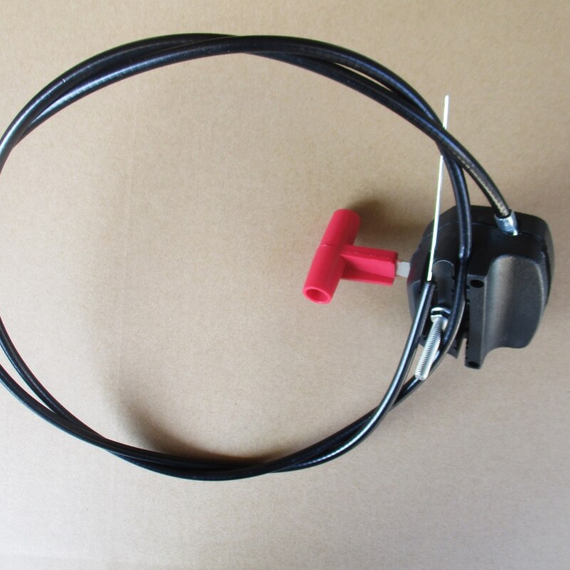 Universal Throttle Control Cable with Control Switch Lever Handle for Mower Maintenance Gardening Works Easy to Install