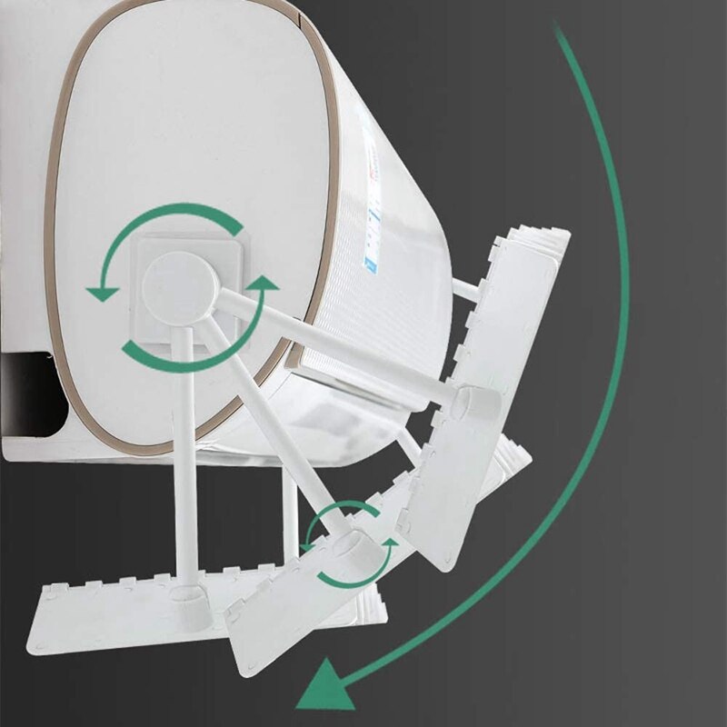 Adjustable Foldable Air Conditioner Deflector Confinement Air Deflector Outlet Air Wing Air Cooled Baffle Wind Direction