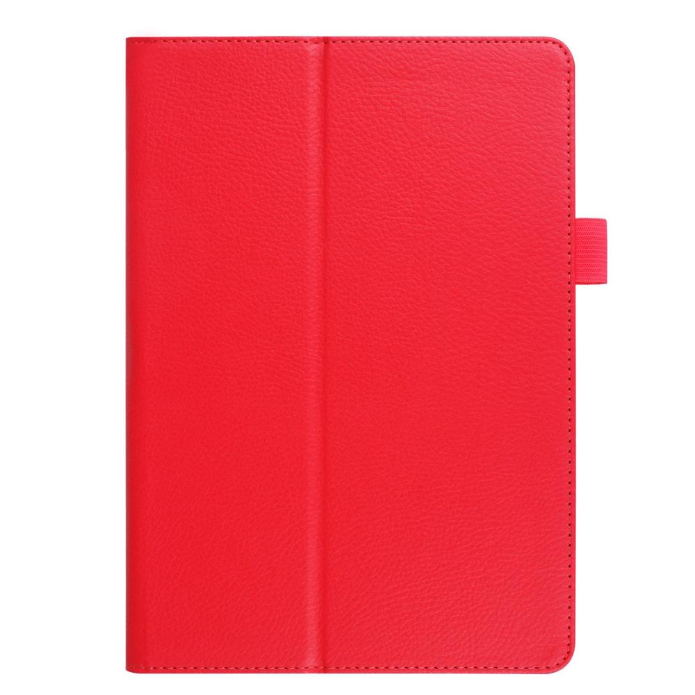 Premium pu leren hoesje voor samsung galaxy tab 3 10.1 gt-p5200 p5210 p5220, slanke hoes voor samsung tab 4 10 sm-t530 t531 t535 hoesje: Rood