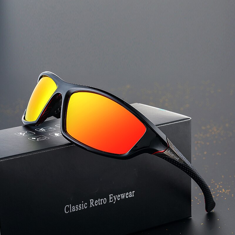 GOBYGO Fishing Luxury Polarized Sunglasses Men&#39;s Driving Shades Sun Glass Vintage Driving Travel Fishing Classic Sun Glasses