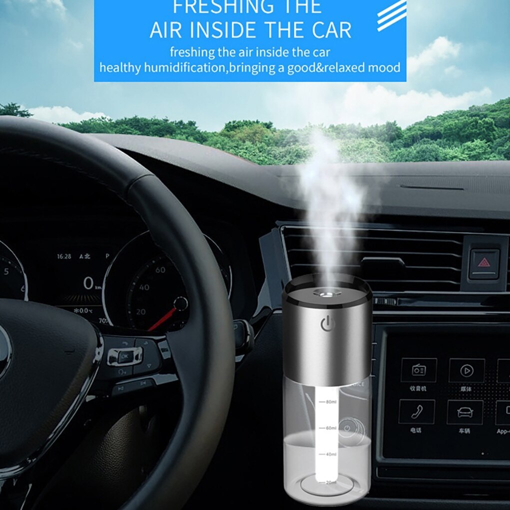 USB Mini Car Humidifier car diffuser Portable Home Office Air Humidity Increasing Device Air Freshener Car Fast Charger