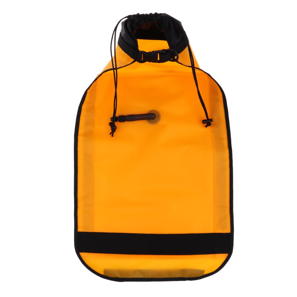 Yellow Reflective Sea Kayak Rescue Paddle Float Kayak Canoe Floating Webbing