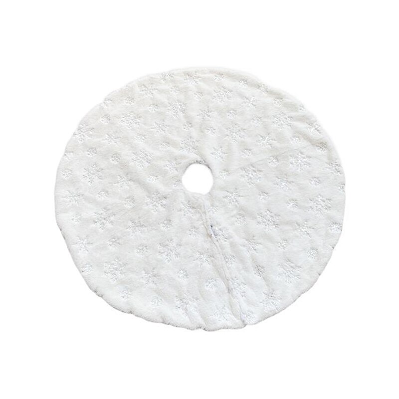 90/120Cm Kerstboom Voet Tapijt Kerstboom Rok Mat Onder De Boom Kerst Decoraties Voor Huis sneeuwvlok: Snowflake Silver / 78cm