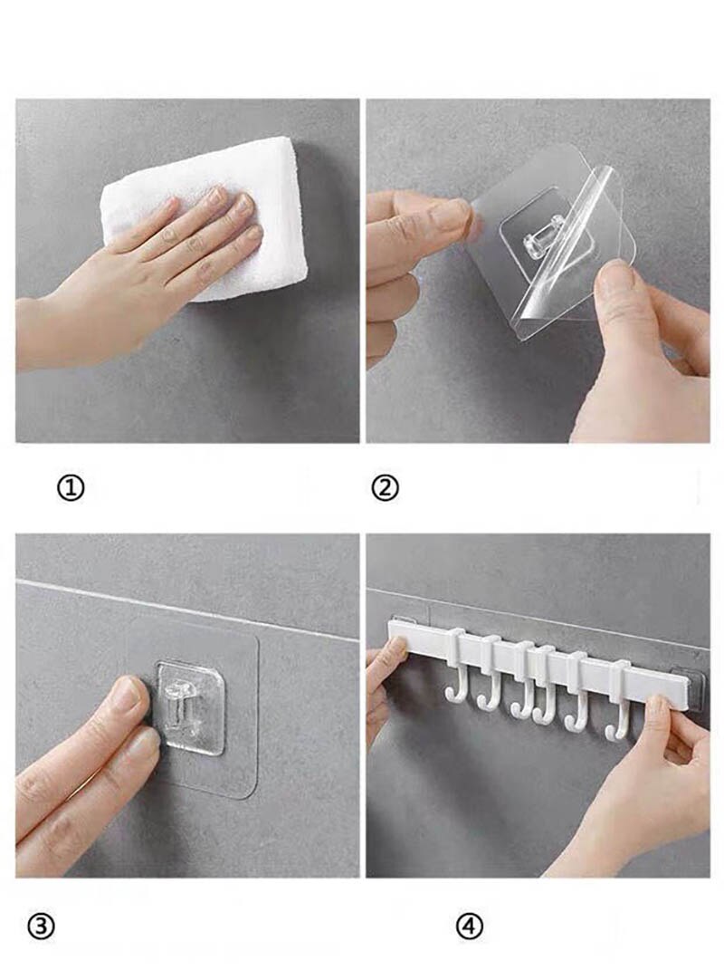 Crochet mural auto-adhésif, porte-manteau mural, porte-clé pour vêtements, petite porte de chambre à coucher, support décoratif