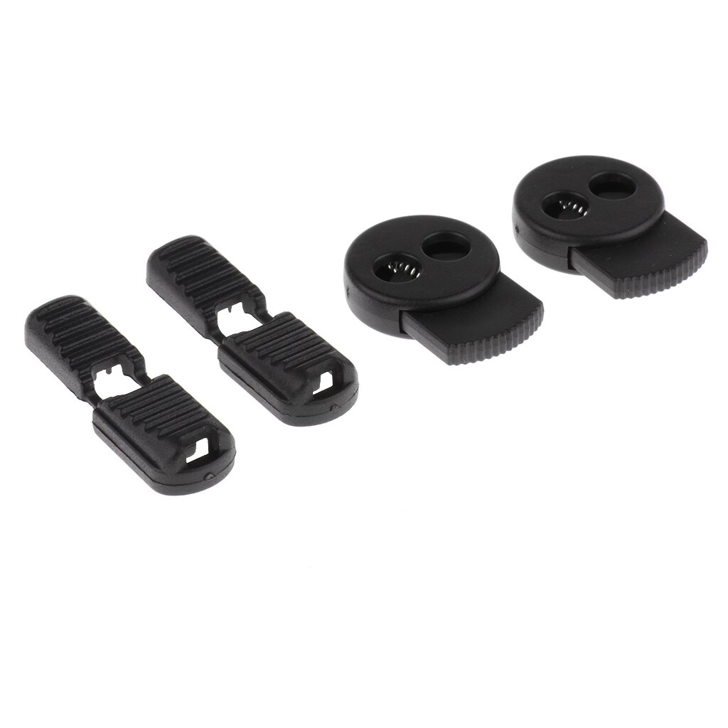 Lazy Shoe Laces Elastic Lock Sports Laces Lock Shoelaces Fastenere Triathlon Trainer Running Jogging Trainer Unisex Shoelaces: Black 4