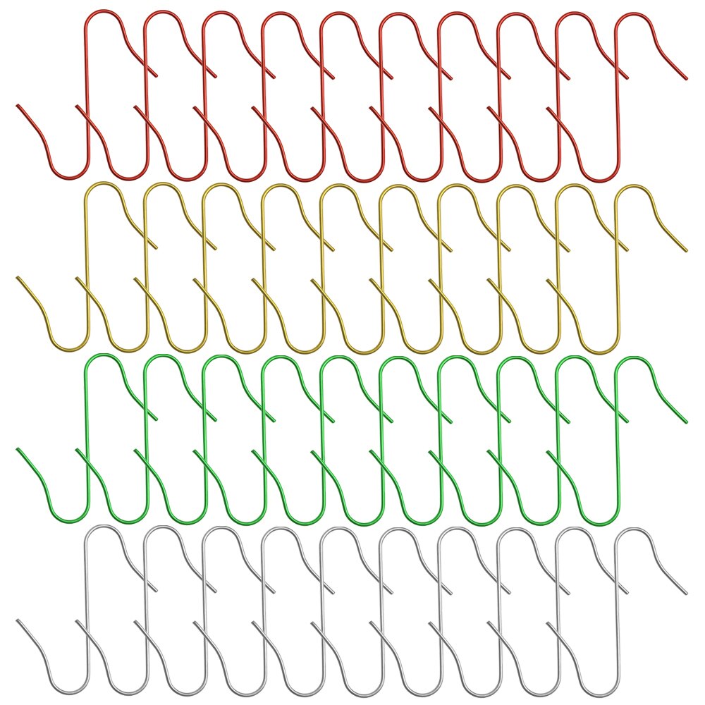 100 pièces bricolage Mini crochets en forme de S crochets robustes en forme de S acier inoxydable cintres en forme de S métal bricolage Mini crochets suspendus en forme de S