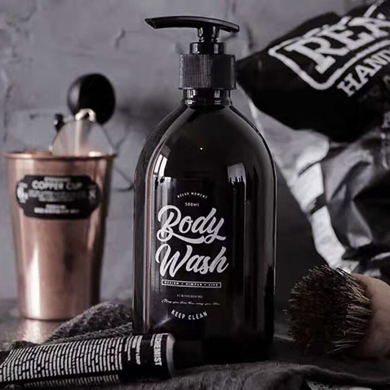 Hervulbare lege fles verdeelde reisfles shampoo douchegel conditioner container persfles getagd