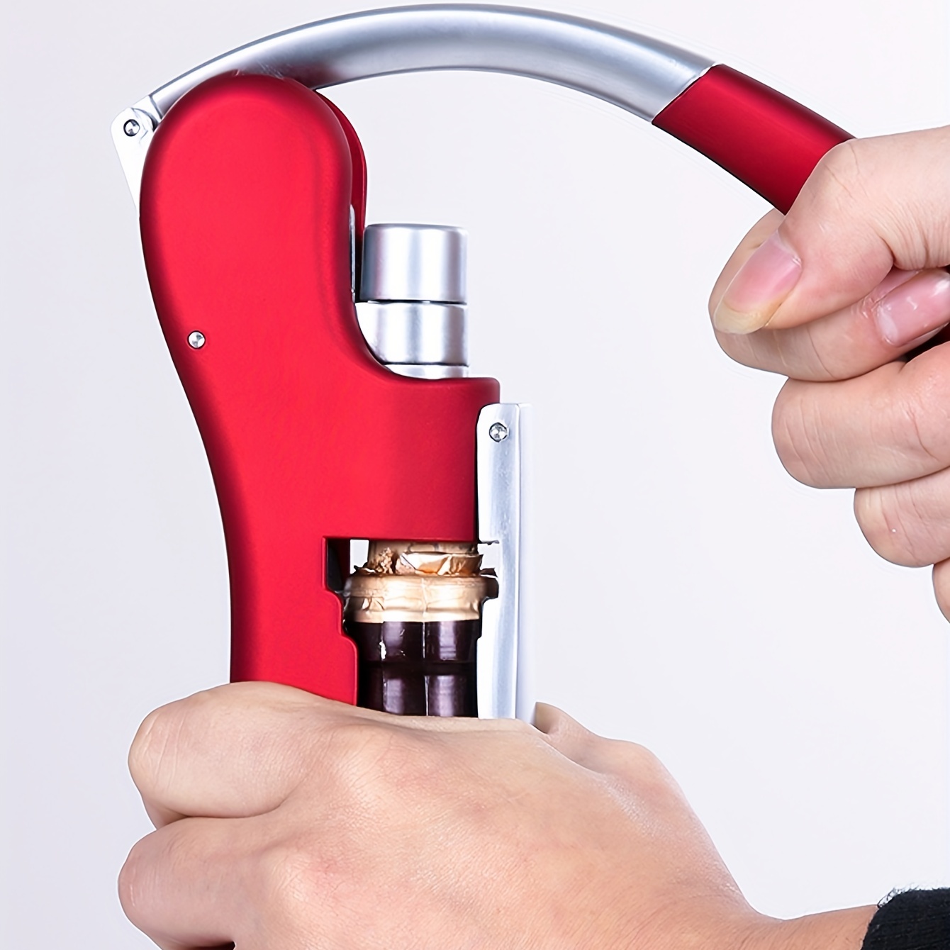 Wine Opener - Easy Corkscrew for Servers, Waiters, Bartenders, and Home Use - Perfect for Summer and Winter Drinks