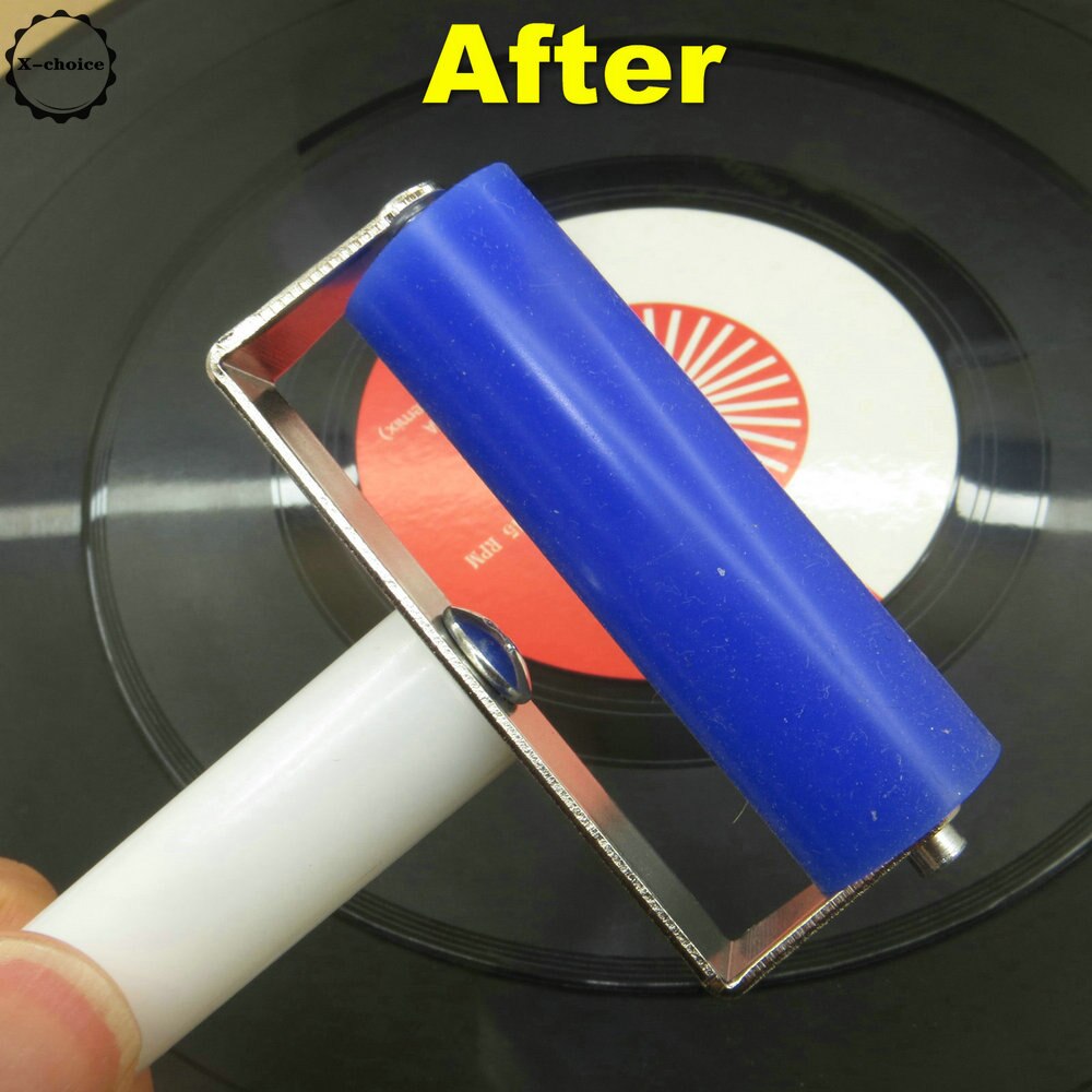 Reusable Vinyl Record Cleaner Anti-Static Silicone Cleaning Roller