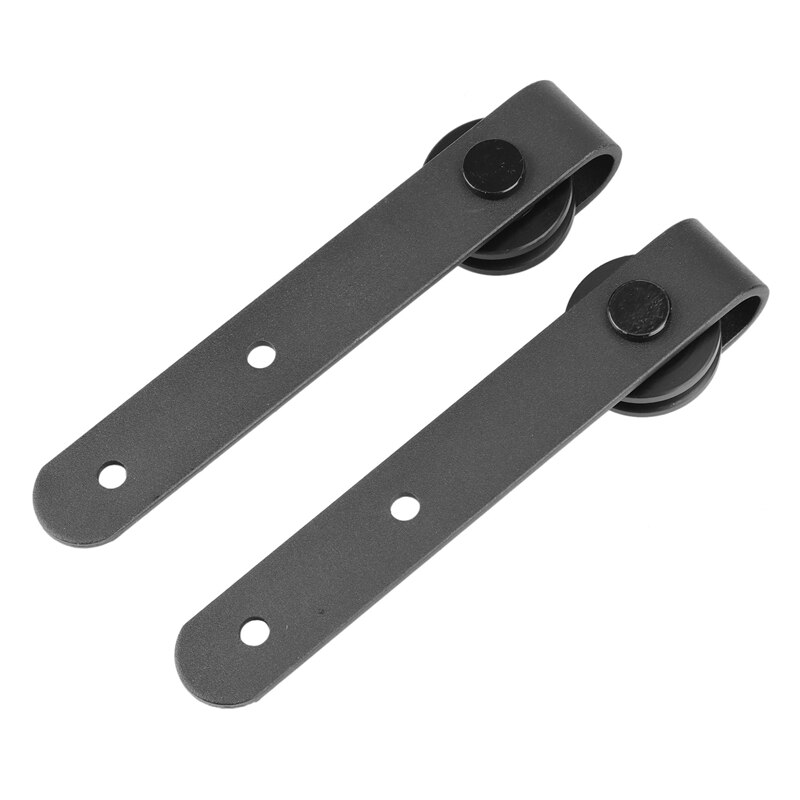 Kit de herrajes para puertas correderas de Granero, accesorios para puertas correderas, colgador de montaje superior, armario de pista