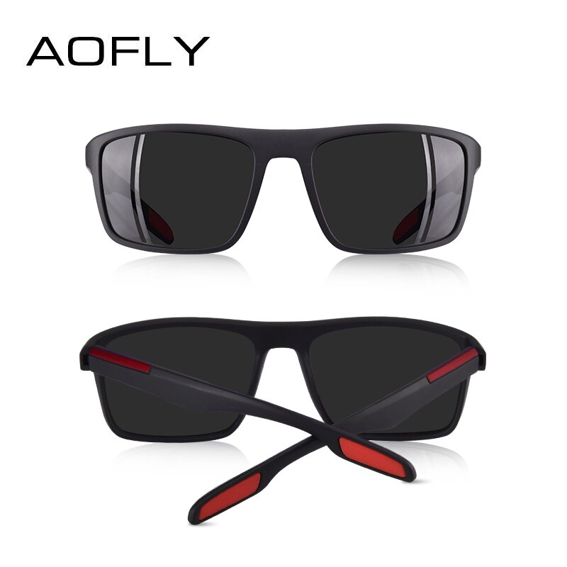 AOFLY ultra-léger TR90 lunettes De soleil polarisées hommes pilote nuances mâle Vintage lunettes De soleil pour hommes Spuare lunettes Gafas De Sol