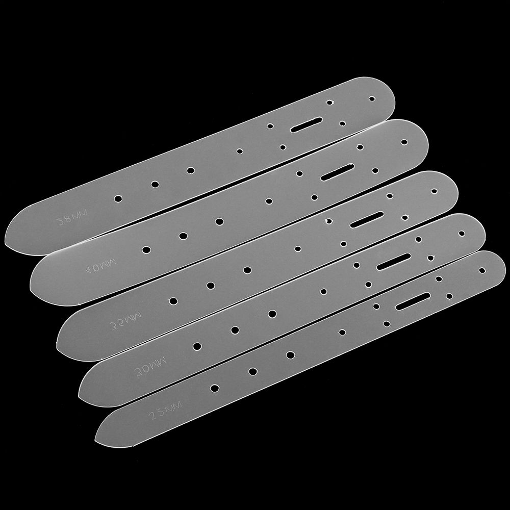 Useful Handcraft Leather Crafts Stencil Belt Punching Mould Punch Hole Templates Positioning Tools