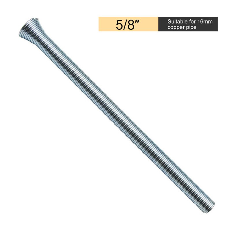 5Pcs Spring Tube Benders 1/4'' 5/16'', 3/8'', 1/2''and 5/8'' For Copper Aluminum Thin Wall Steel Tubing Bending Hand Tool: 1pc B