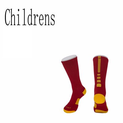 5 Pairs/lot Spring Autumn Teenagers Boys Basketball Socks Cotton Sports Socks Elastic Tube Socks Athletic Sox Heq555: children red