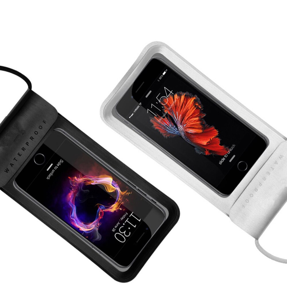 Vedenpitävä puhelin matkalaukku kaula pussi uimalaukku pussi handyhülle mit band iphone 6 7 8 x/8 plus xiaomi huawei