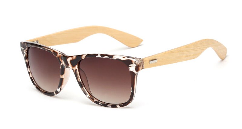 16 farbe Bambus Sonnenbrille Männer Holz Sonnenbrille Frauen Spiegel Original Holz Sonnenbrille retro de sol masculino: wooden 1501 C5