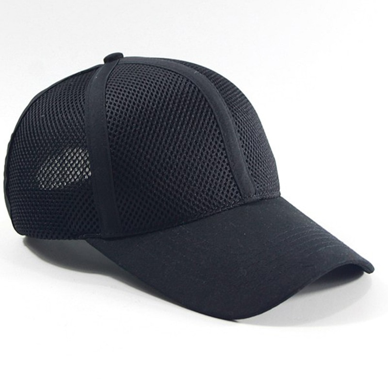 Grote Hoofd Man Diepte Grote Size Hoed Mannelijke Zomer Buiten Toevallige Zon Hoeden Mannen En Vrouwen Plus Size Mesh Baseball caps 55-59 Cm 60-66 Cm: 60-65cm