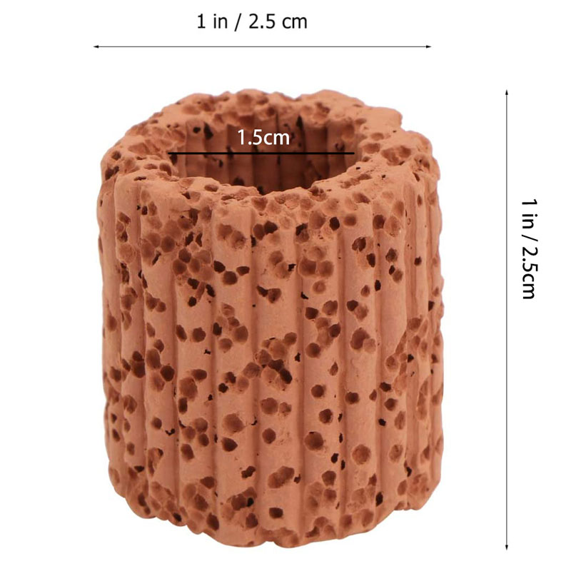 Anillo fijo para plantas acuáticas, Base de cerámica para acuario, paisaje, maceta, accesorios para peceras, 10/20 piezas