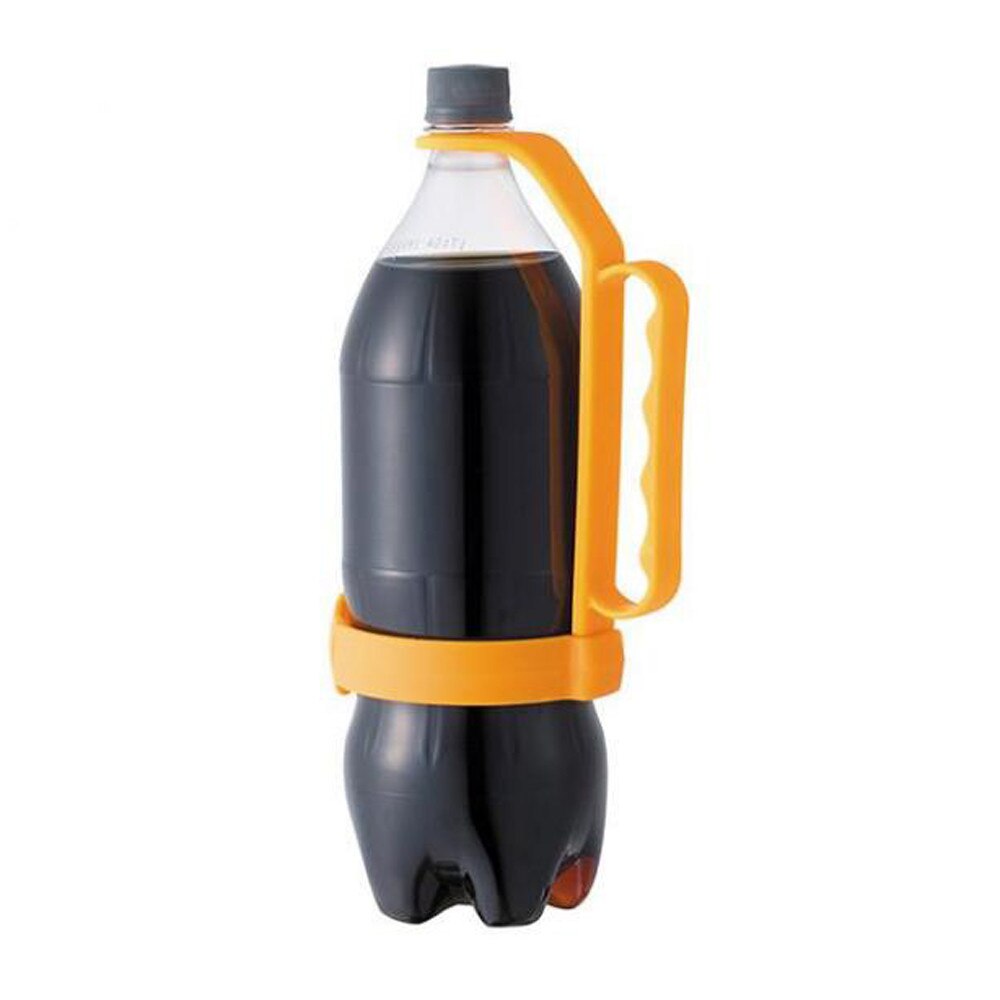 Universal Bottle Handle Adds Handle To 1 And 2 Liter Bottles Water Spout Bottle Kitchen Gadgets Accessories Water Spout Bottle: Orange 