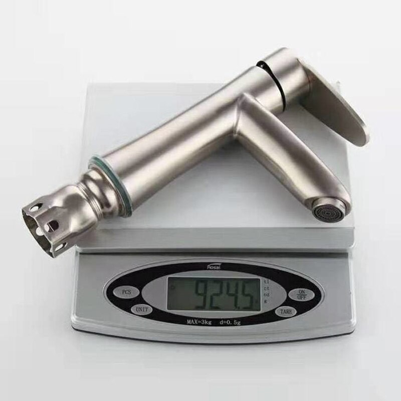 Basin Faucets Basin Faucet Tap Mixer Finish Brass Square Pillar Water Chrome Modern Waterfall Faucets