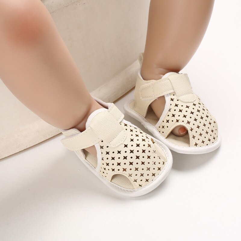 Kids Pasgeboren Baby Jongens Zomer Zachte Crib Schoenen Eerste Wandelaar Anti Slip Sandalen Schoen 0-18M