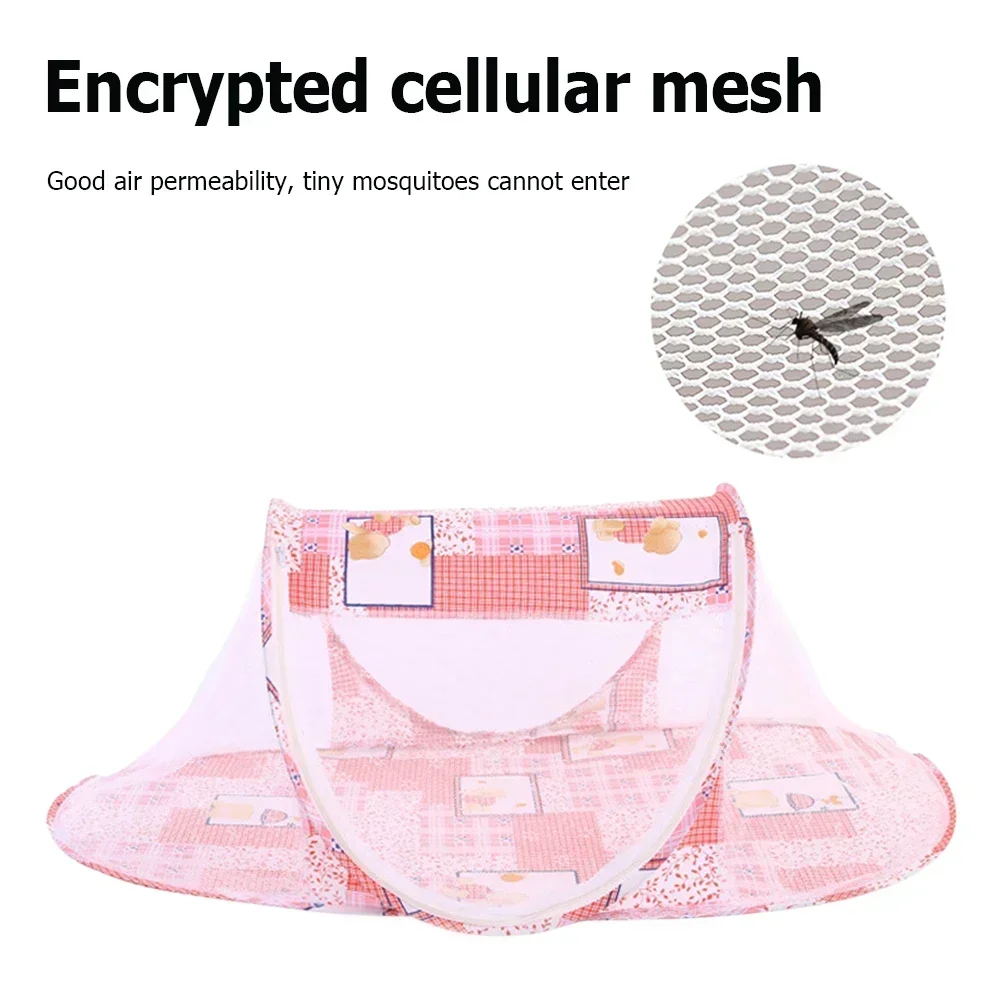 High Density Mesh Children's Mosquito Net Free Installation Portable Mosquito Net Cartoon Boat Shaped Mosquito Net Bed Tent