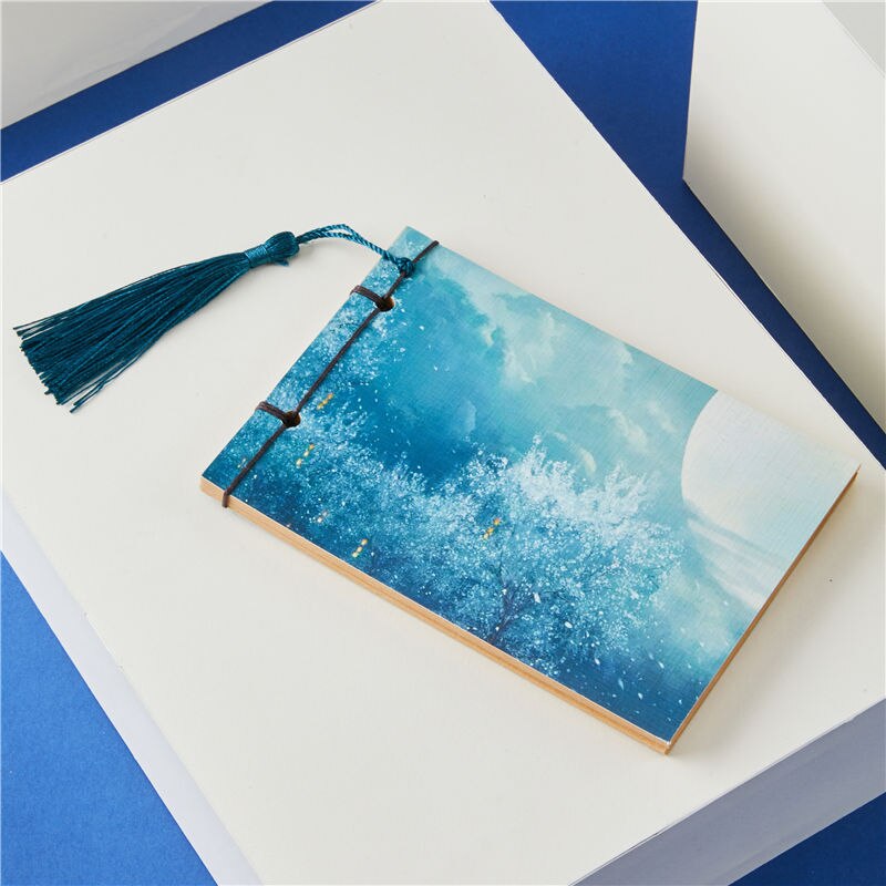 Bullet Journal Notebook Weekly Planner Stationery Store School Chinese Style Tassel Retro Handmade Sketchbooks Notepad 016007: 4