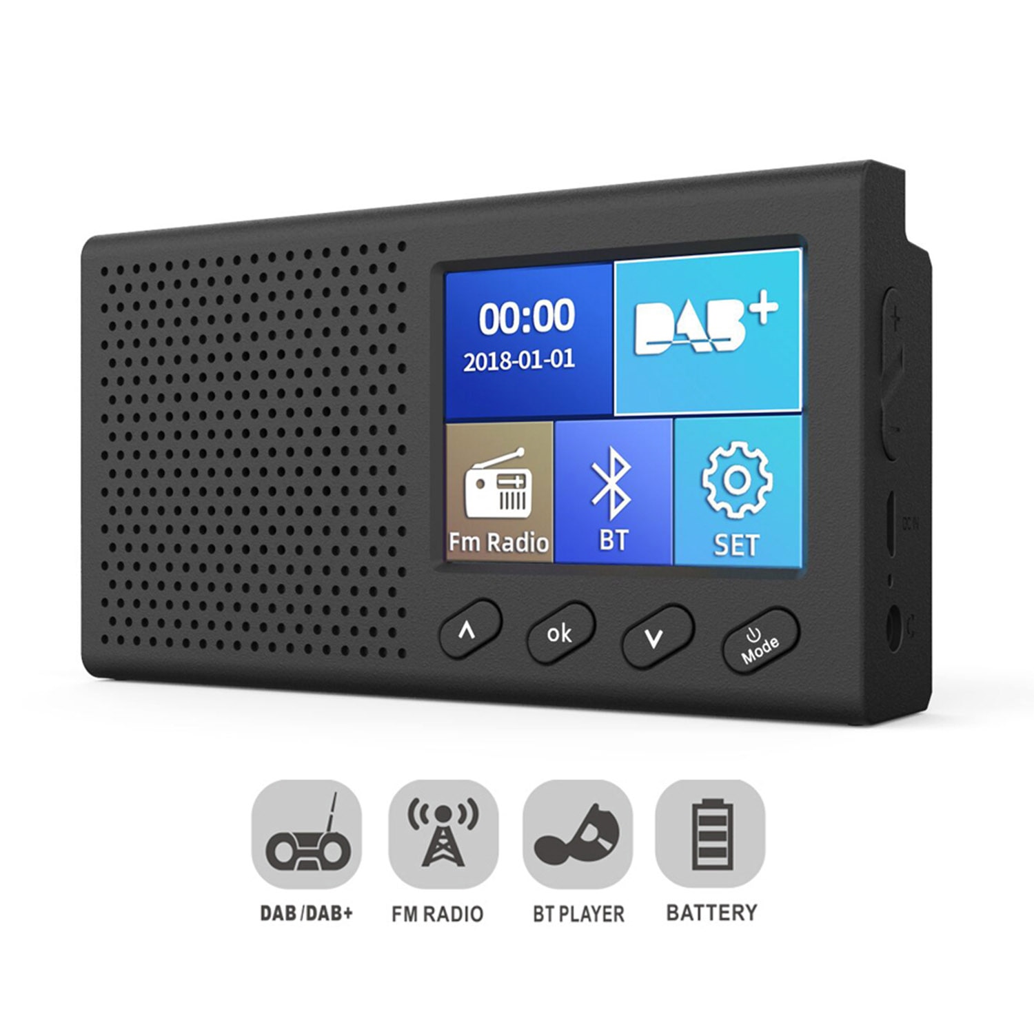 Universal Pocket radio Built in Speaker Portable Radio AM/FM Receiver Mini Portable Pocket Radio Telescopic Antenna Receiver