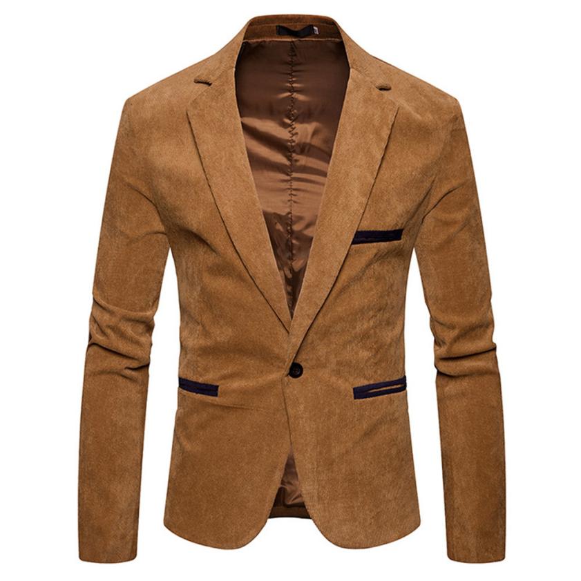 Nice VogueLuxury Men Blazer Men Plus Size Spring Brand Business Slim Fit Men Suit Masculino Blazers Men W/81: Yellow / M