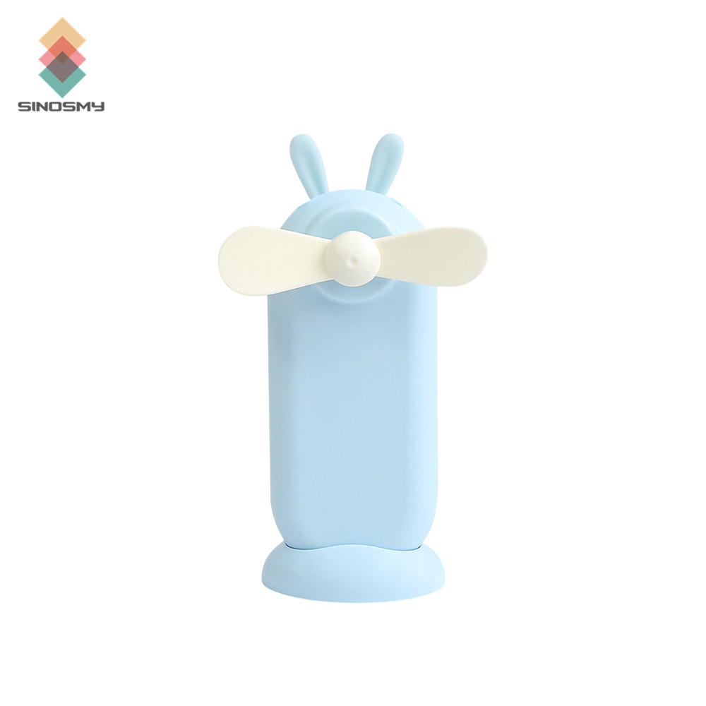 Prijs Oplaadbare Handheld Mini Draagbare Usb Kleine Ventilator: Blue Rabbit