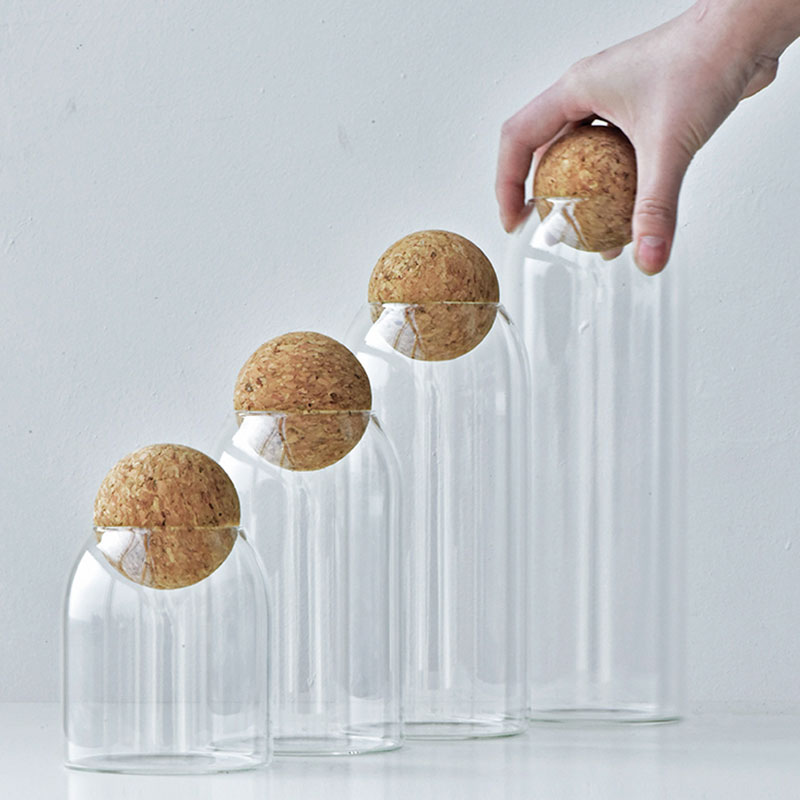 Multifunktion forseglet dåse køkken glas opbevaringstank forseglede dåser mad korn opbevaring beholder krukke te beholder værktøj