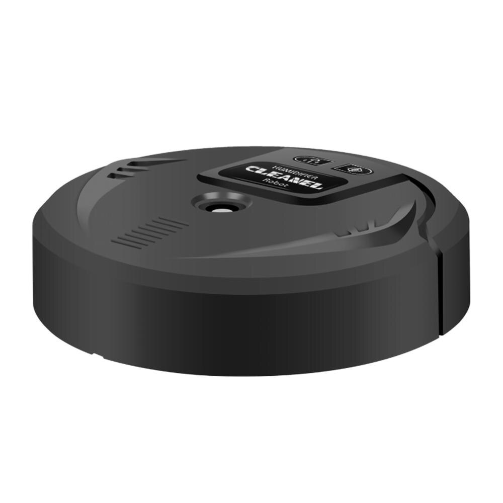 Automatic Sweeping Robot UV Lamp Household USB Charging and Cleaning Machine Smart Vacuum Cleaner 35M: Black