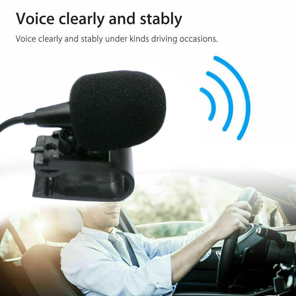 Car Audio Microphone External Bluetooth Microphone for Auto Car DVD Radio PC Car Navigation Mic GPS High-definition Voice