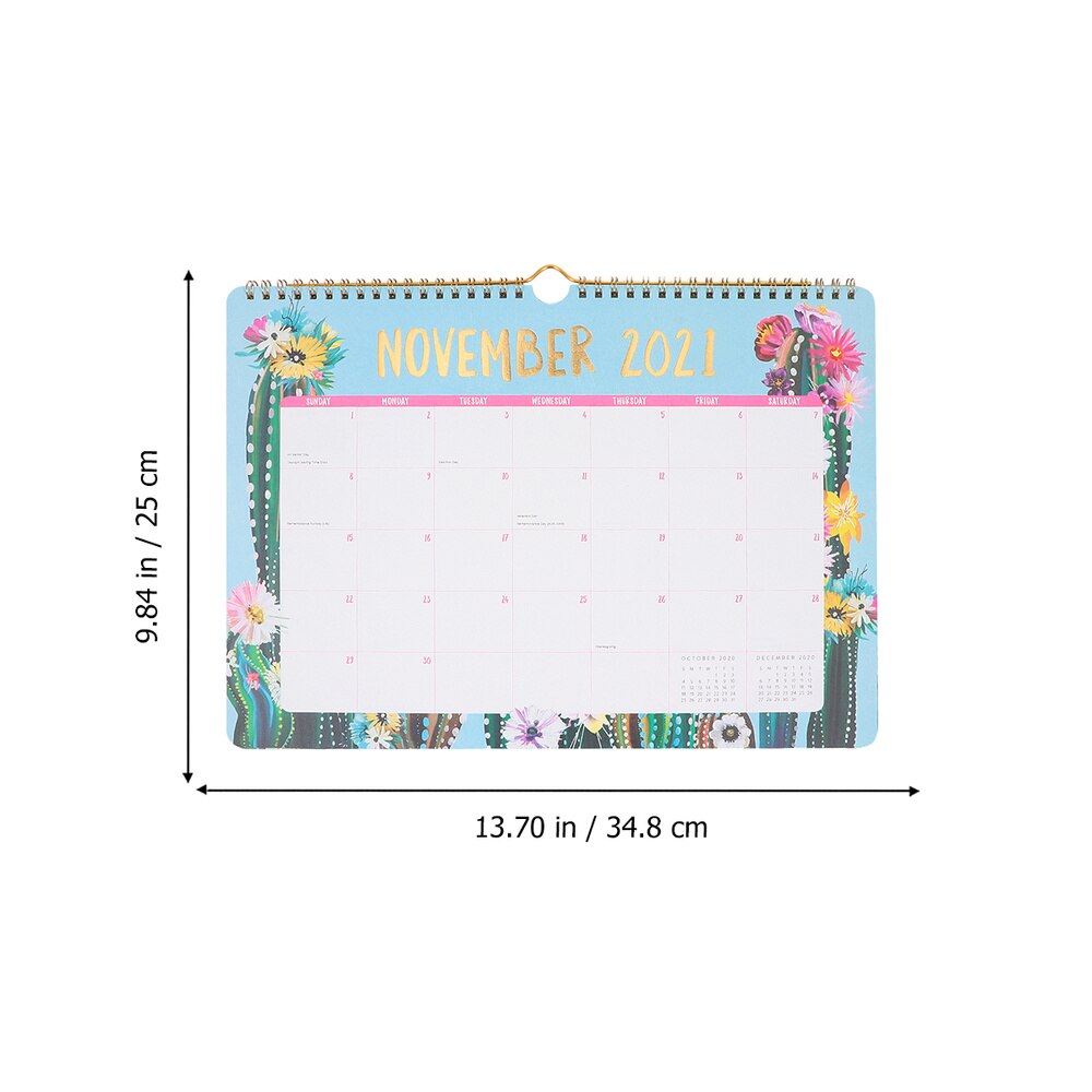 1Pc Calendar Practical Useful Tabletop Calendar Note-taking Calendar Calendar Notepad for Studio Office Home