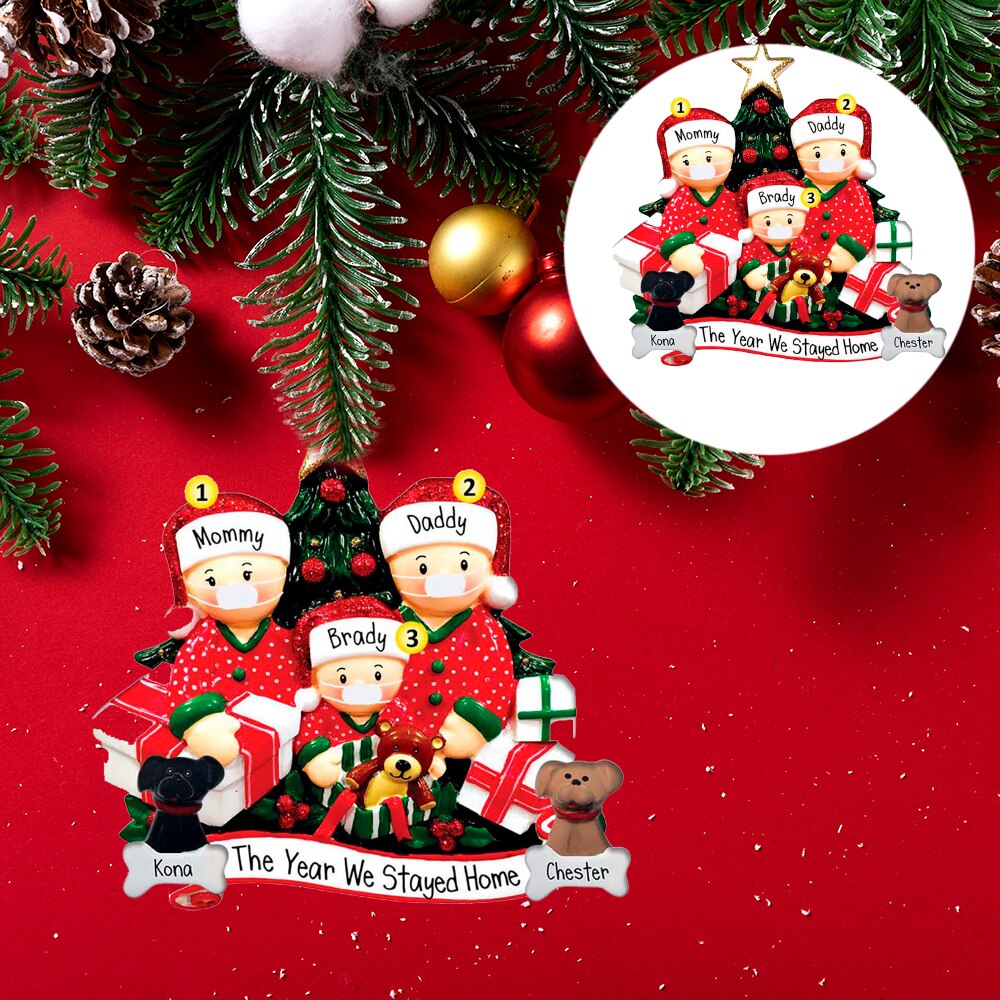 Mascarilla de Navidad para decoración de muñecas, máscara de Navidad para decoración colgante de muñecas, colgante para árbol de Navidad familiar, muñeco para el hogar