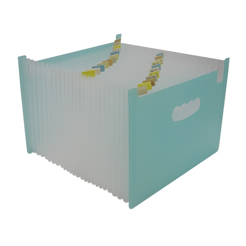 Grote studenten dossierhouder kantoormap meerlaags verticaal type verticaal  a4 testpapier infoboekje opbergzak inzetstuk