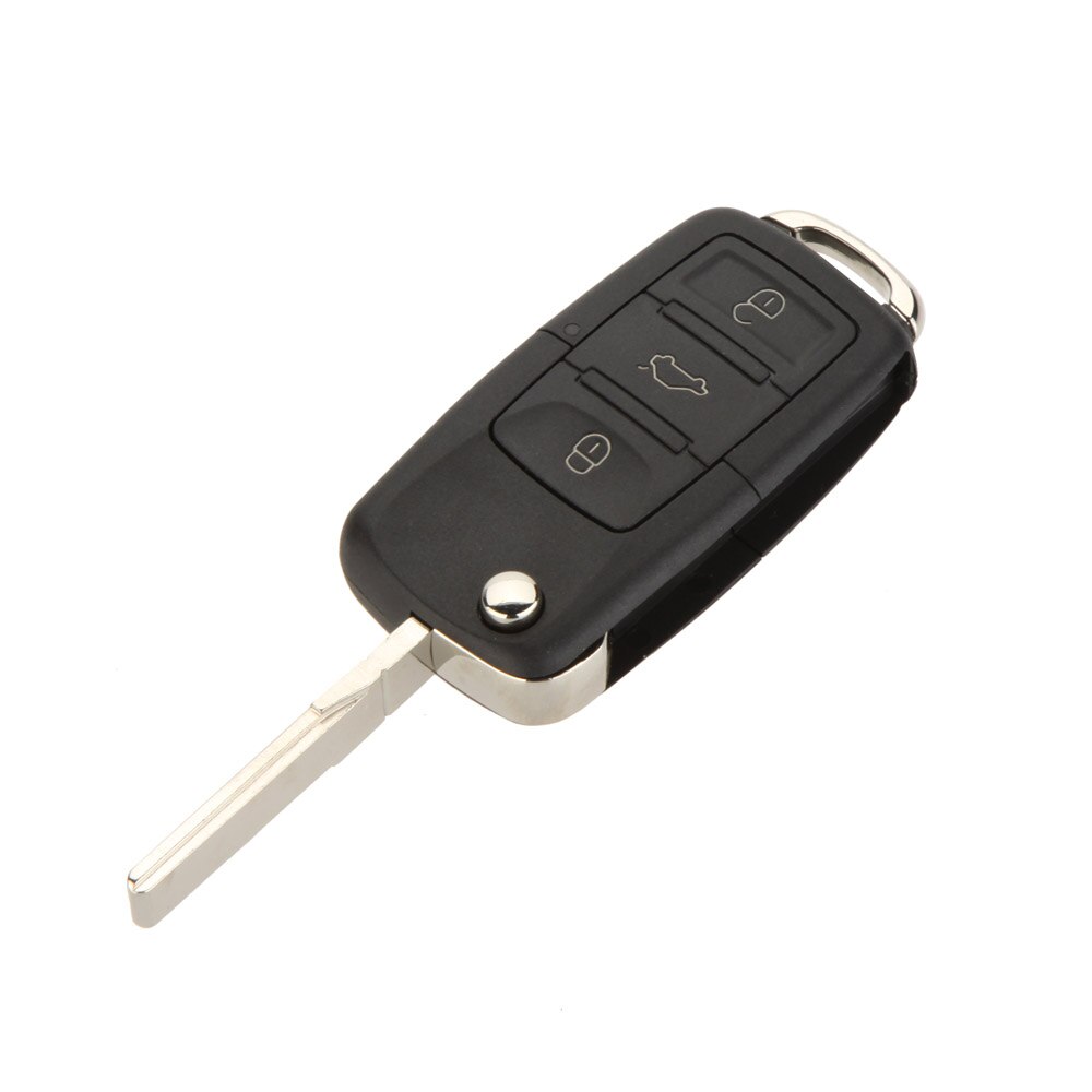 3 Button Replacement Car Remote Key Case Fob Shell Flip Blade for VW Jetta Polo Passat Bora Touran Car Accessories