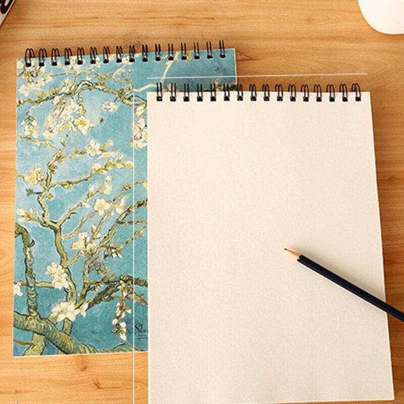 Bloc-notes A4 pour croquis, 40 feuilles de papier, aquarelle, carnet de croquis, peinture artistique, dessin, Journal intime, carnet de notes, fournitures scolaires pour artistes